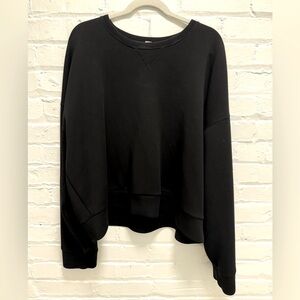 SPANX AirEssentials Black Crewneck Sweater 1X